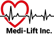 Heartbeat graphic with red heart shape